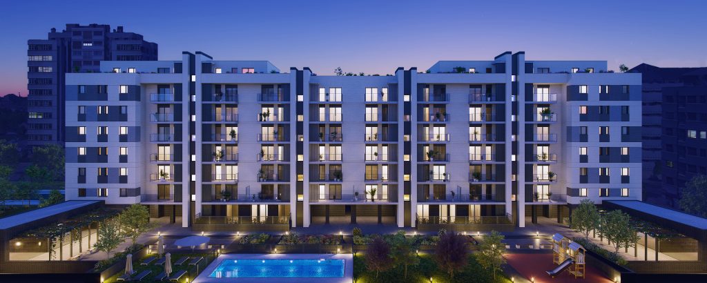 SUITE VALLADOLID Edificación: vista exterior NOCHE