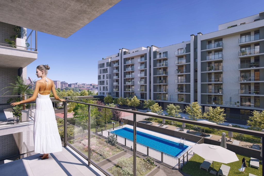 Piscina Vista: Exterior SUITE VALLADOLID