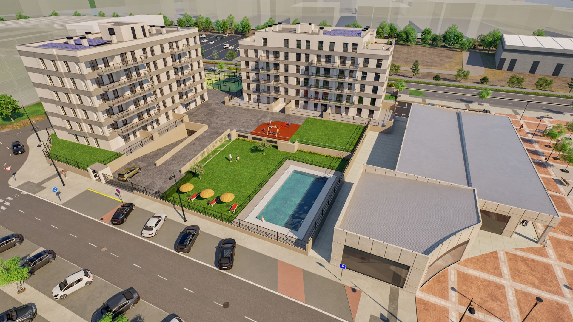 Render 1 Residencial Nalón Metro Inmobiliaria